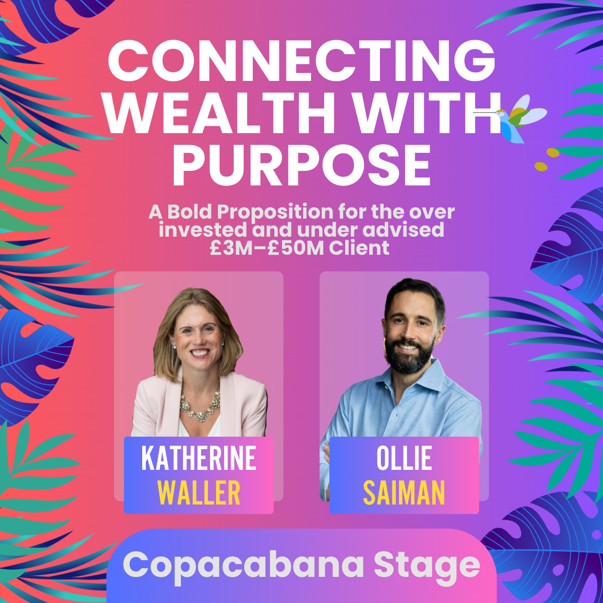 Connecting wealth with purpose